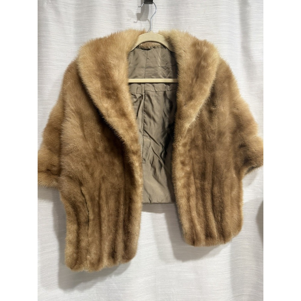 Vintage "no Label" Sakowitz Houston? Real Fur Stole Wrap
